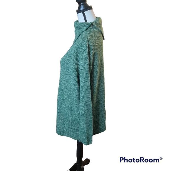 Bobbie Brooks Green Sweater with Mock Neck. Size L. - Picture 4 of 7